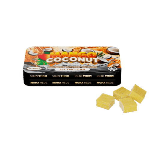 MANGO COCONUT | HYBRID 2:1 THC:CBN INFUSED GUMMIES
